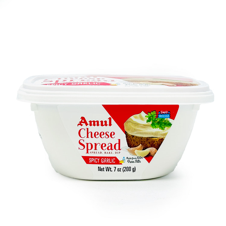 Amul Cheese Spread Garlic 7 盎司