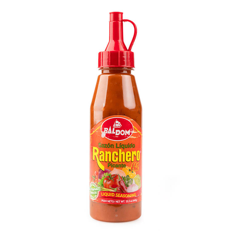Baldom Ranchero Spicy Liquid Seasoning 15.5 oz