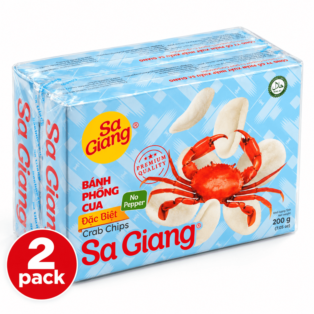Sa Giang Crab Cracker 200 g*2 pack