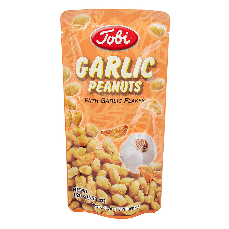 Tobi Garlic Peanuts 120 g