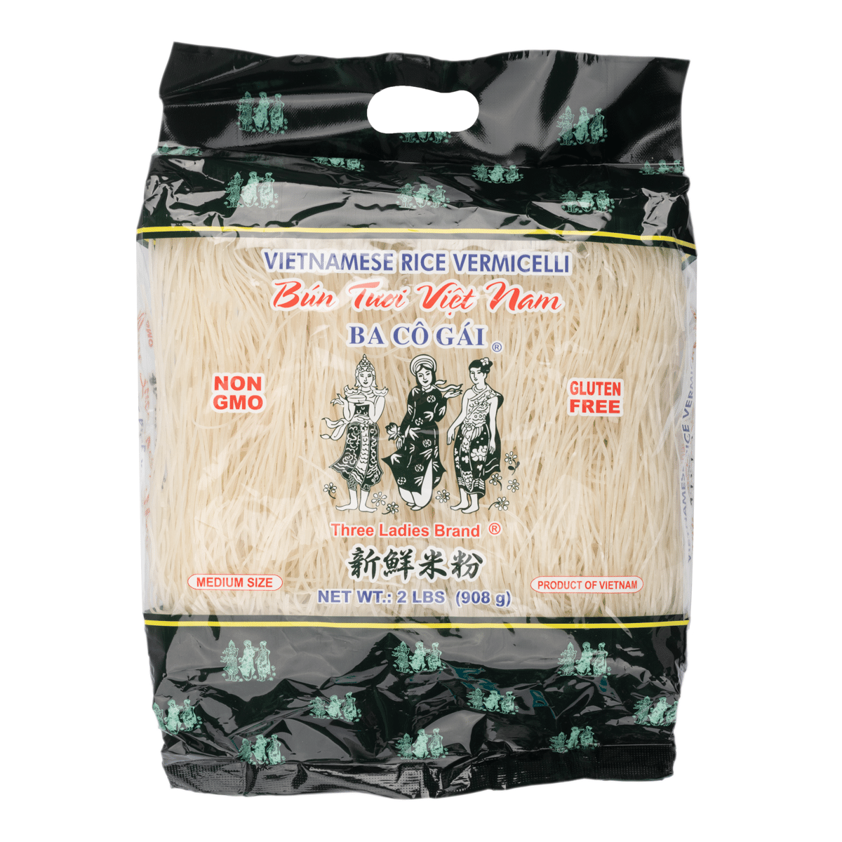 Bún Tươi Việt Nam Ba Cô Gái, Gói Vừa 32 oz