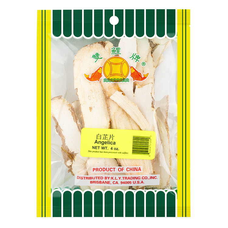 双鲤牌 白芷片 4 盎司