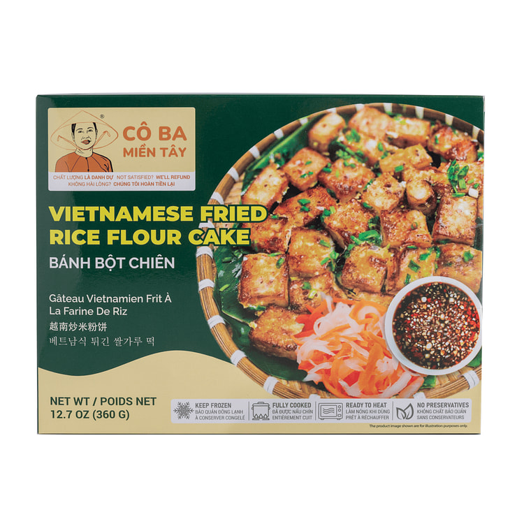 Co Ba Mien Tay Vietnamese Fried Rice Flour Cake, Frozen 12.7 oz