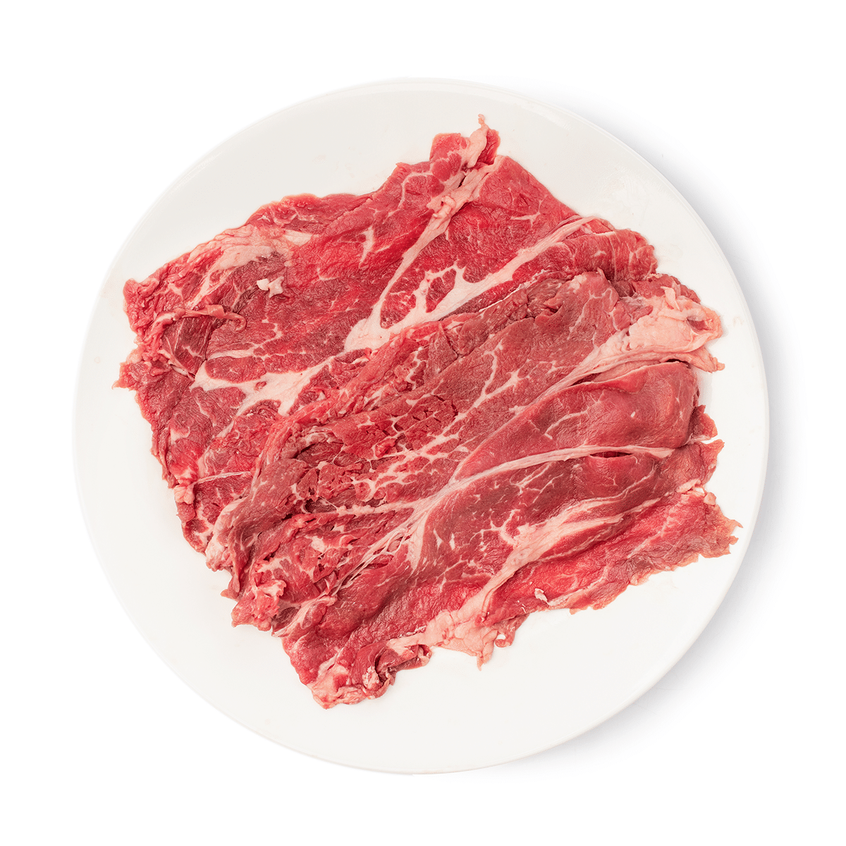 Acém Carne bovina Fatiada fina 2mm 1 lb