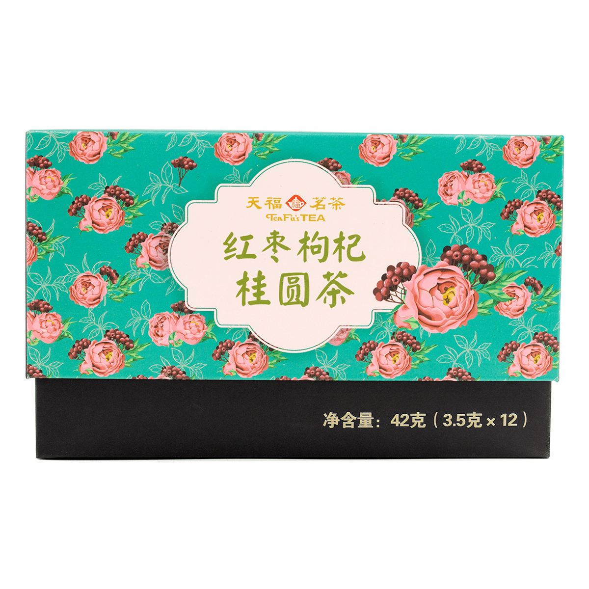 Trà Táo Tàu & Kỷ Tử Tenfu's 12 túi 0.12 oz*12 gói