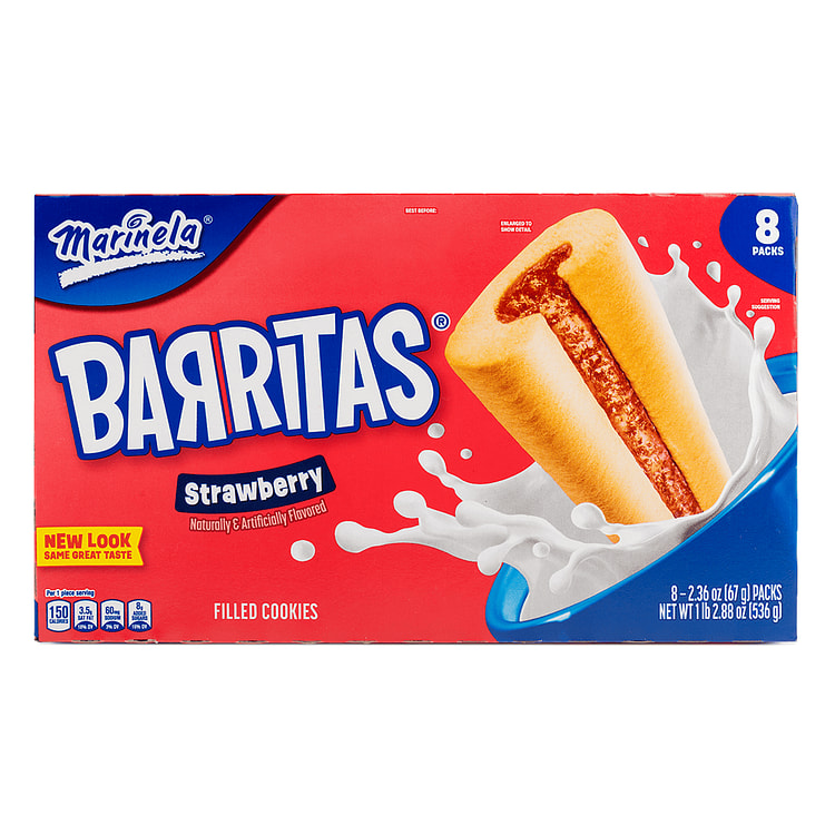 Marinela Barritas, Strawberry Cookie Bars 15.52 oz
