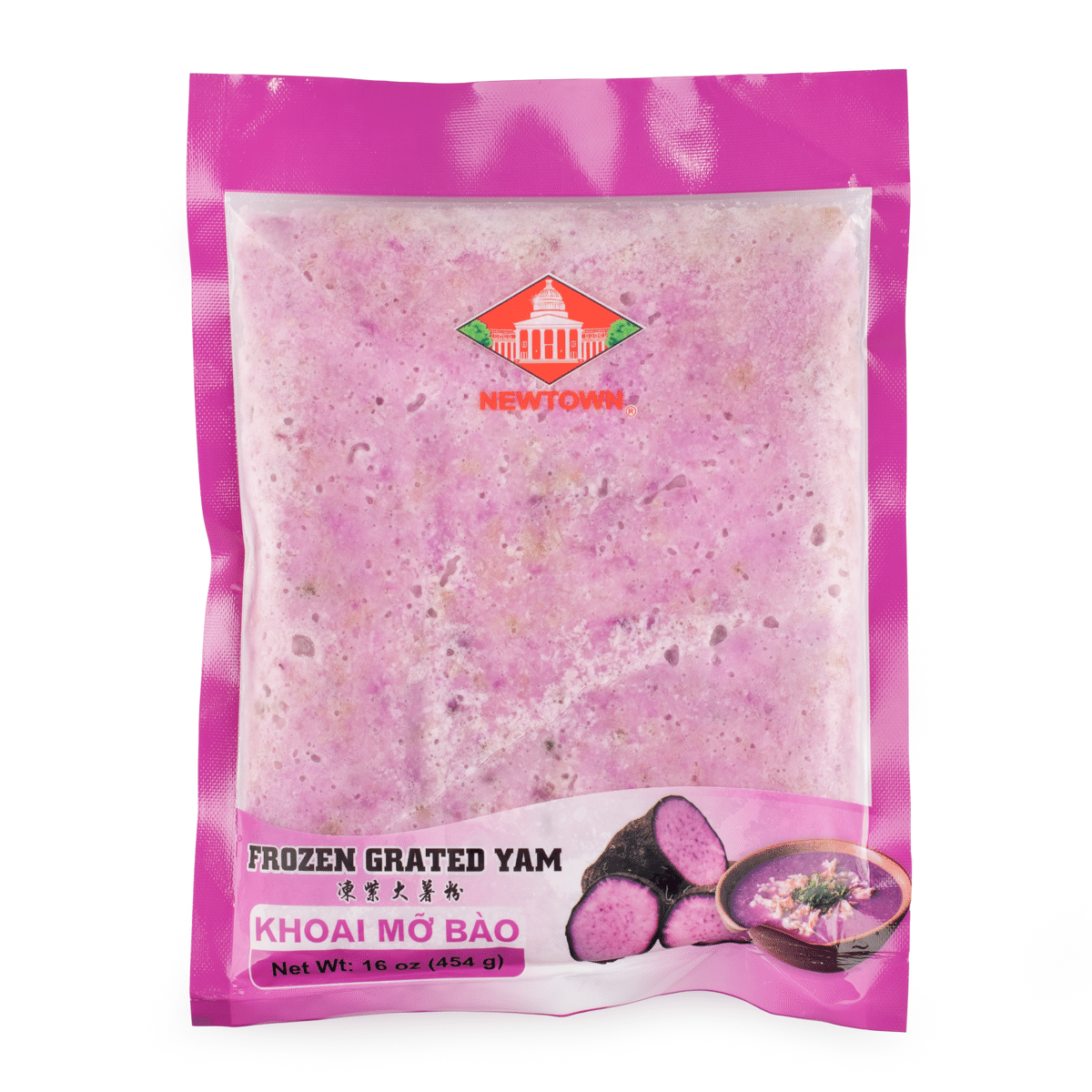 Newtown Grated Purple Yam, Frozen 16 oz