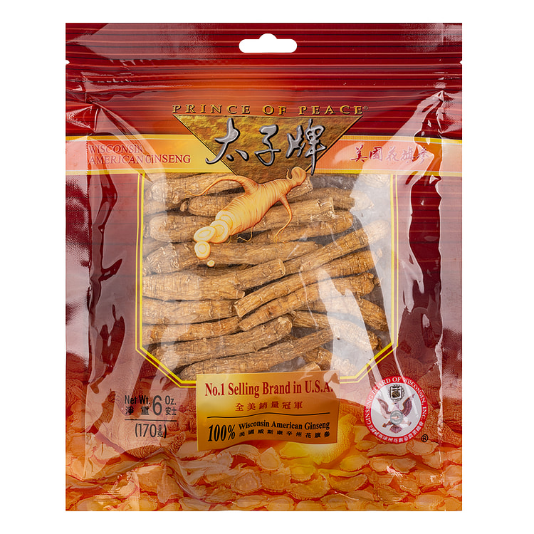 【太子牌】美国花旗参长枝中号 6 盎司
