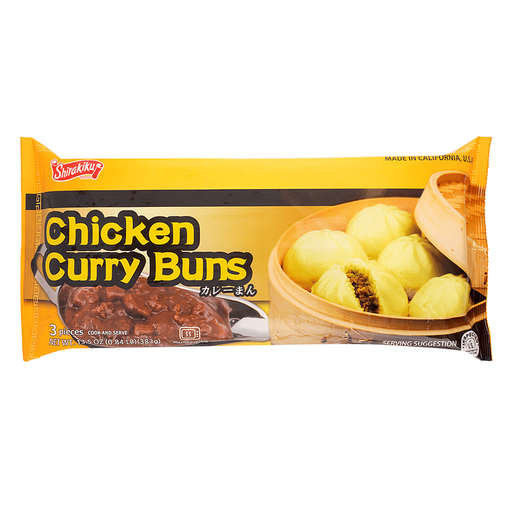 Shirakiku Chicken Curry Buns 368 g