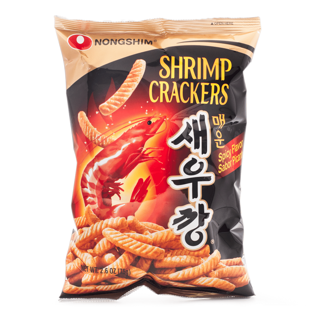 농심 매운맛 새우깡 75 그램