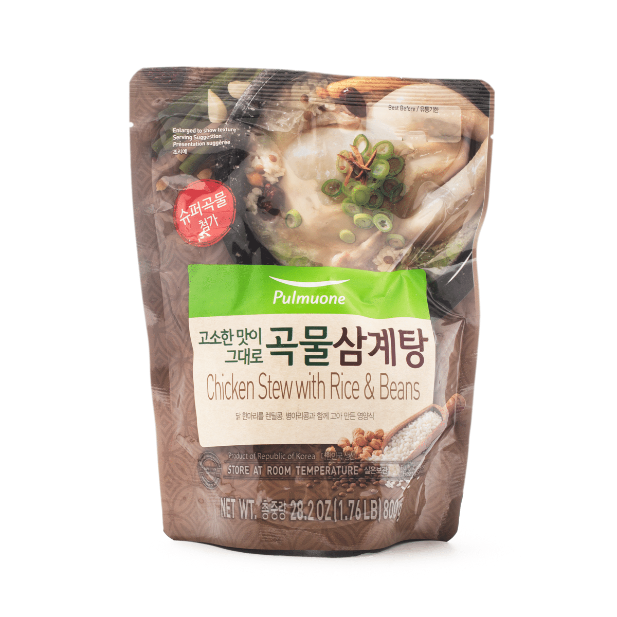 Pulmuone Chicken Stew with Rice & Beans 800 g