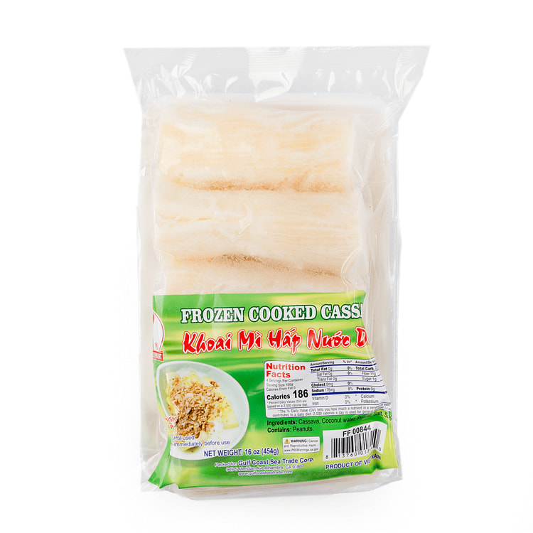 Happy Elephant Cooked Cassava, Frozen 16 oz