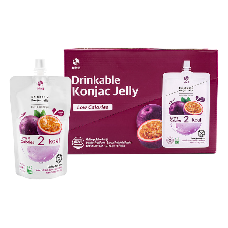 Jelly B. Konjac Drink Passion Fruit 150 毫升*10 份