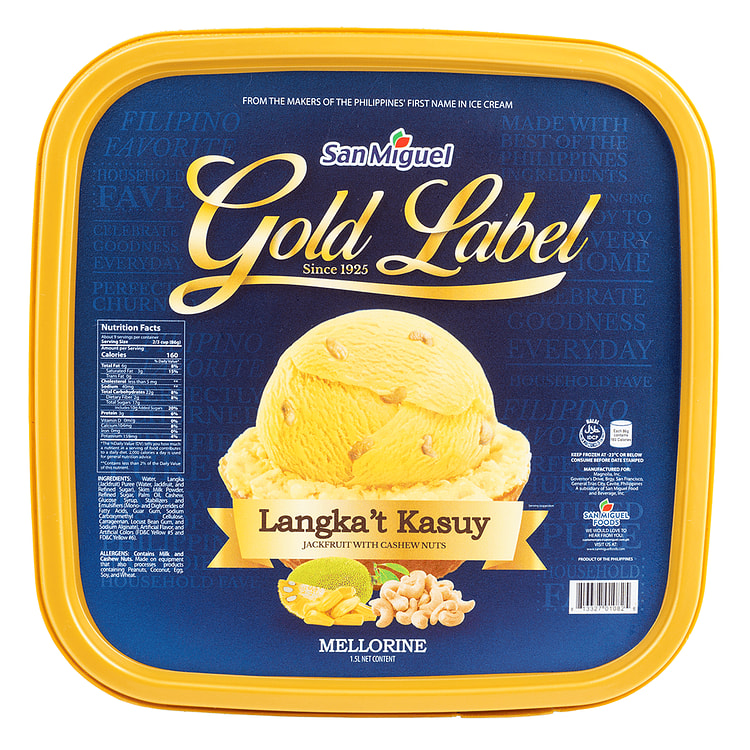San Miguel Gold Label Langka't Kasuy Ice Cream 50.72 oz