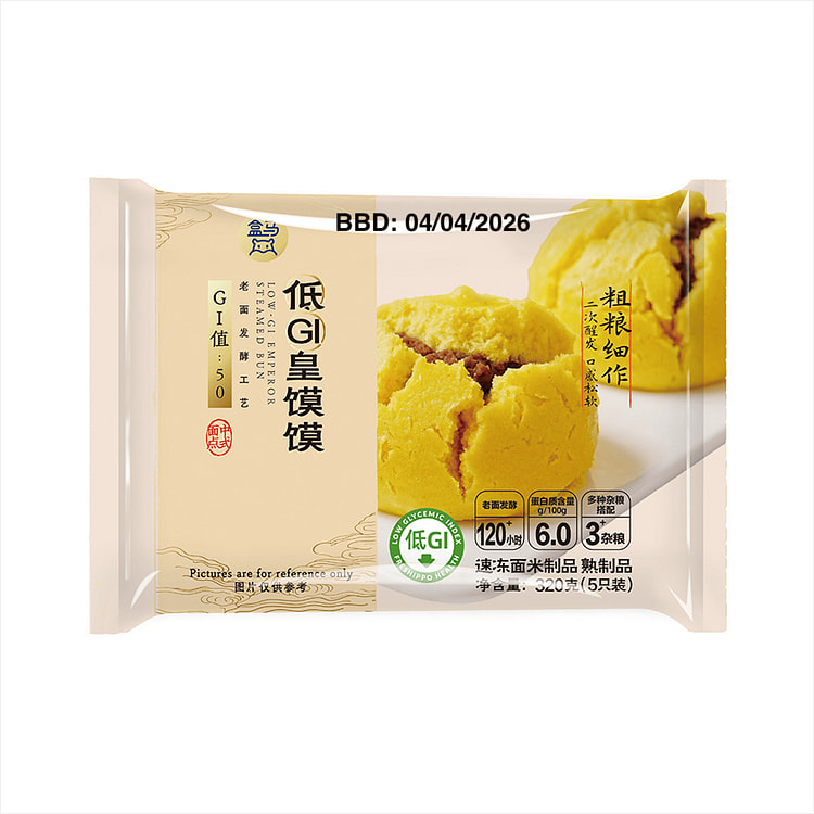 盒马 低GI皇馍馍 5个 320 克