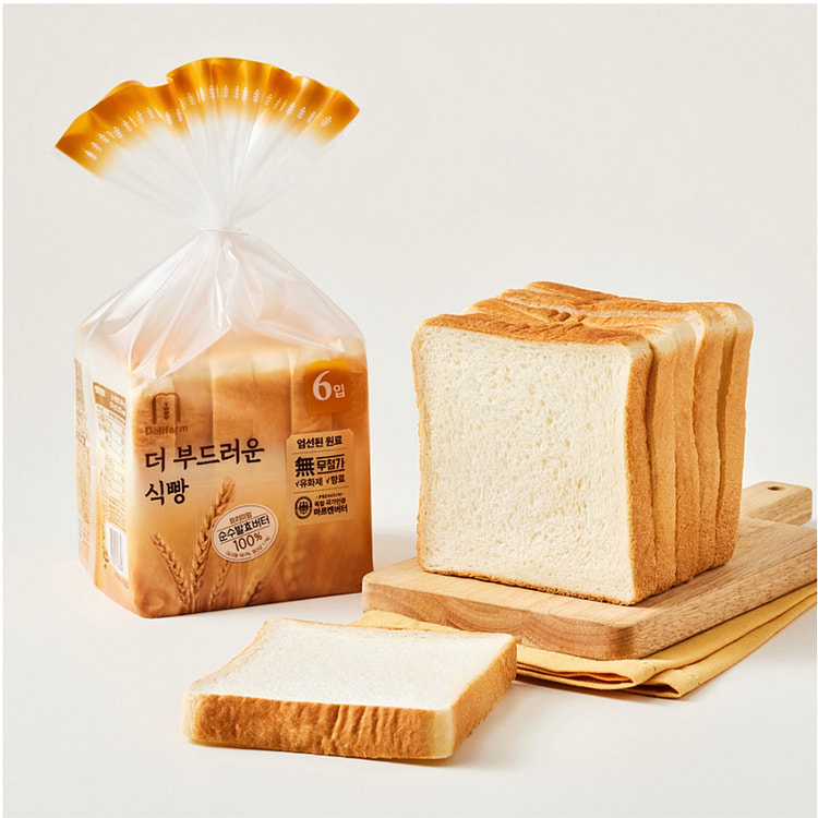 DELIFARM SANDWICH BREAD 6PC 380 克