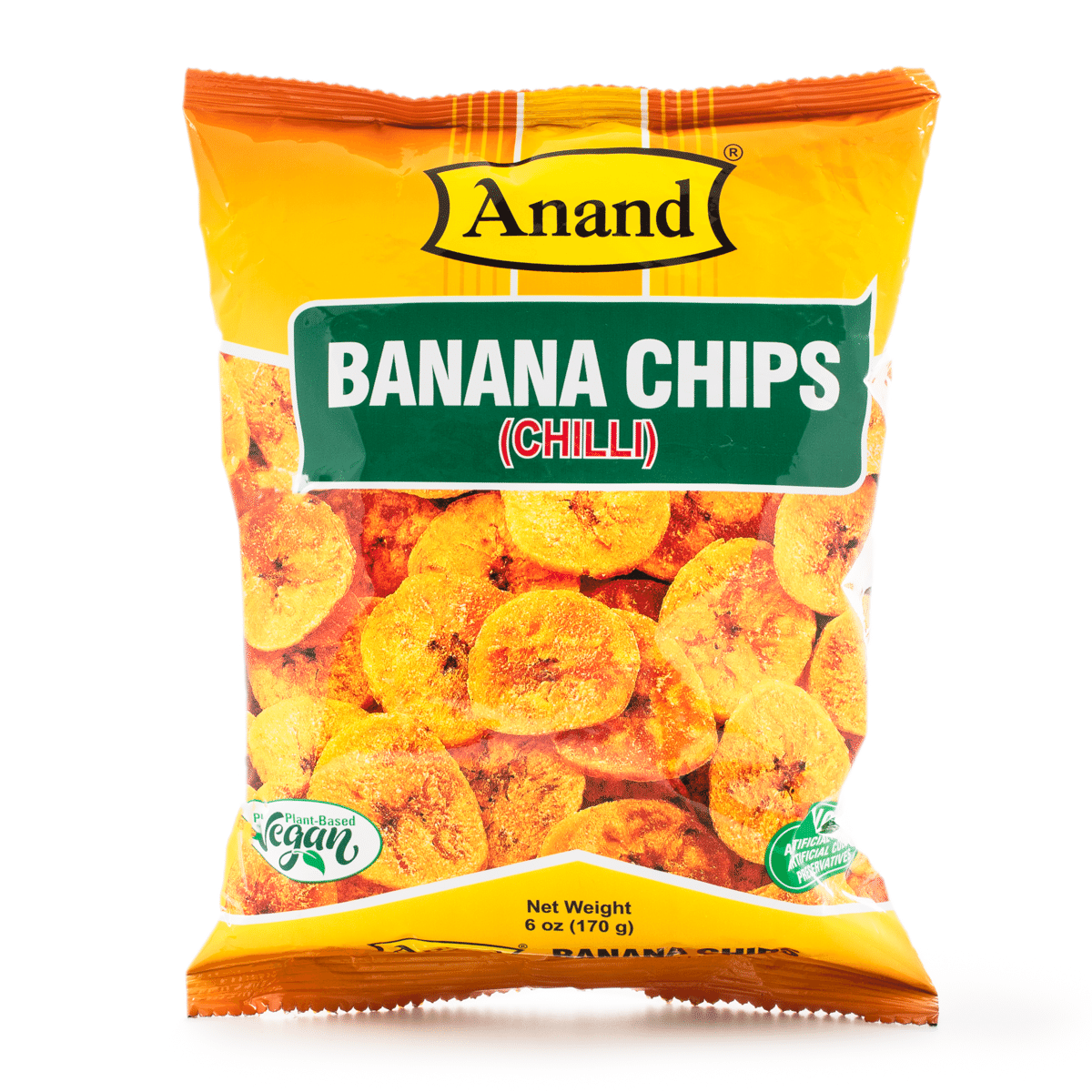 Anand Banana Chips, Chilli Flavor 170 g*20 pack