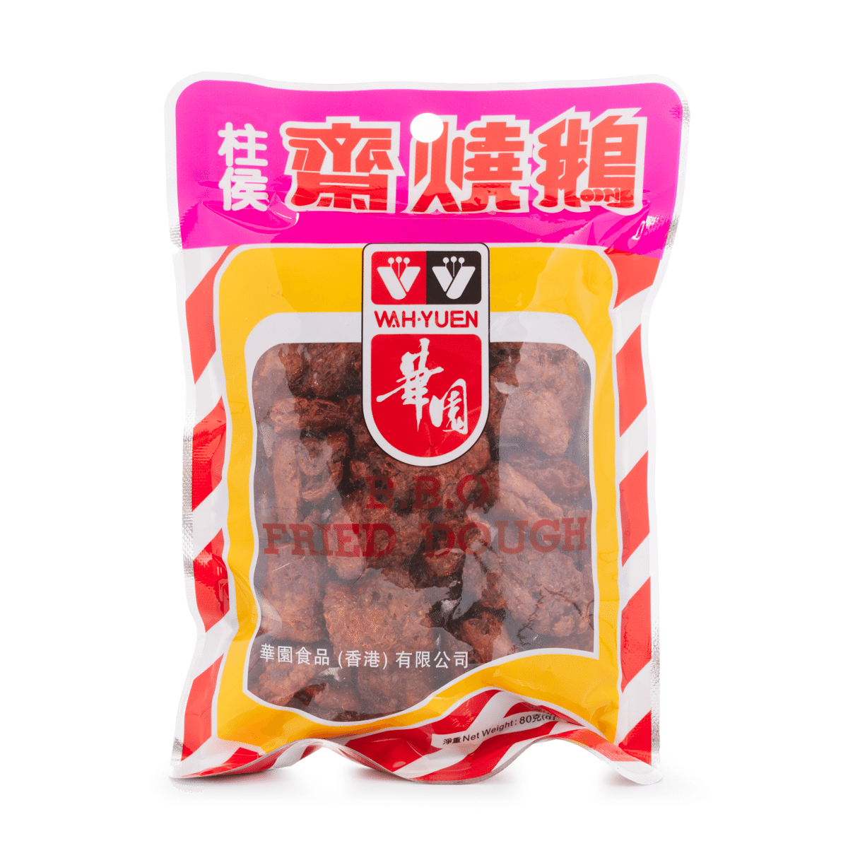 Hua Yuan BBQ 揚げ鵝菓子 80 グラム