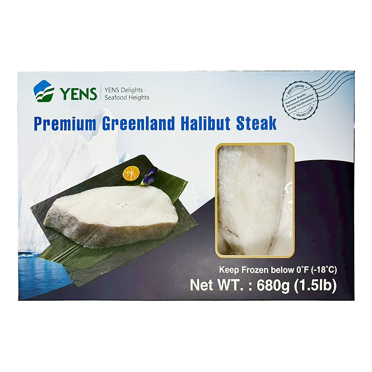 Yens Wild-Caught Greenland Halibut Steak 1.5 lb