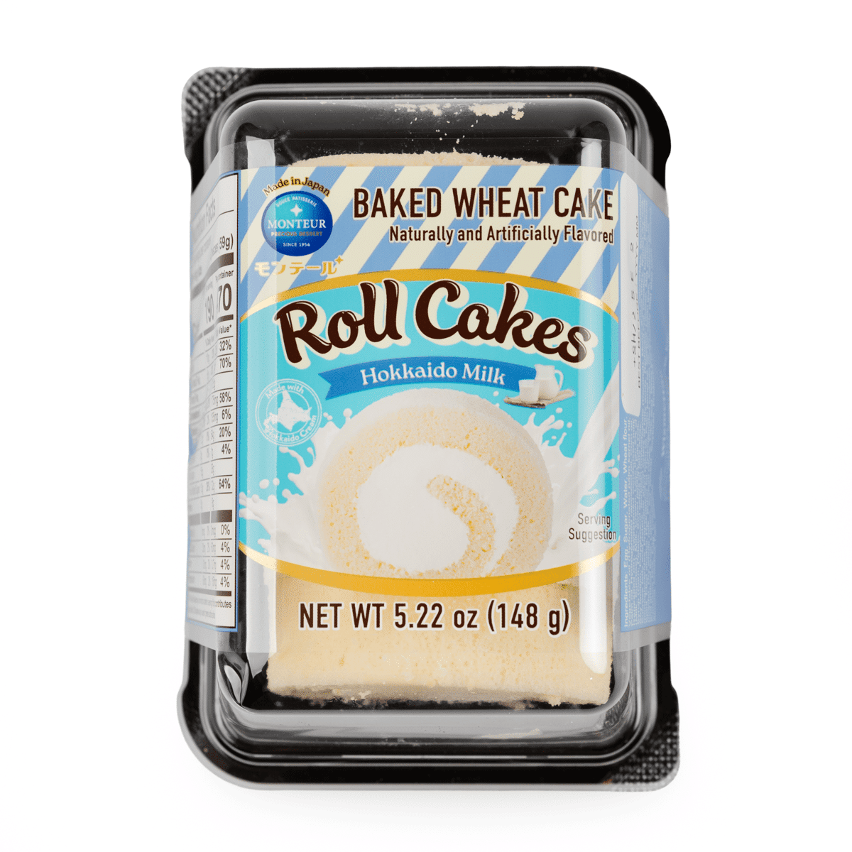 Monteur Hokkaido Soft Roll Cake 5pc 5.5 온스
