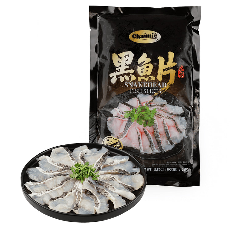 柴米 黑鱼片 冷冻 250 克