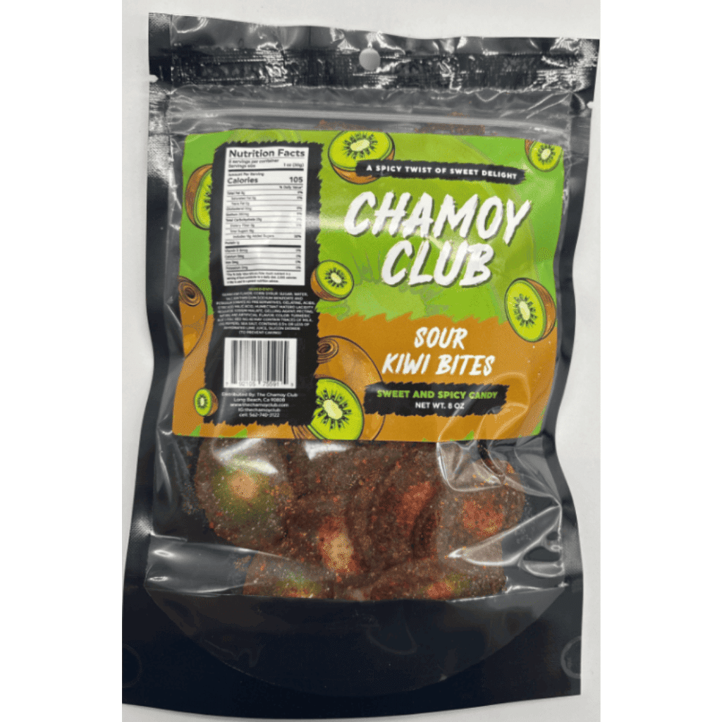 Chamoy Club mordidas de kiwi azedo 8 oz