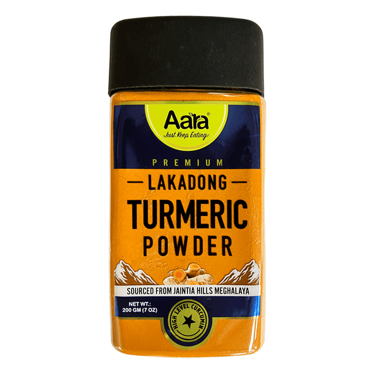Aara Lakadong Turmeric Powder 7 onza(s)