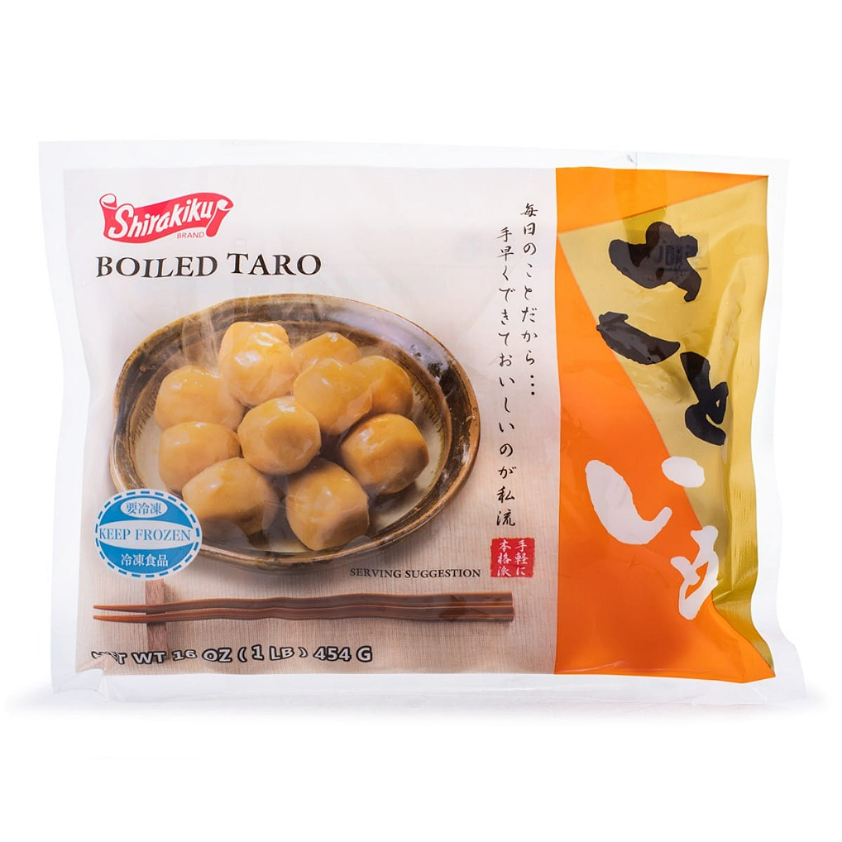 Shirakiku Boiled Taro, Satoimo Frozen 1 lb