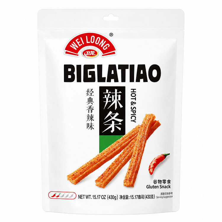 卫龙大面筋香辣味 430 克