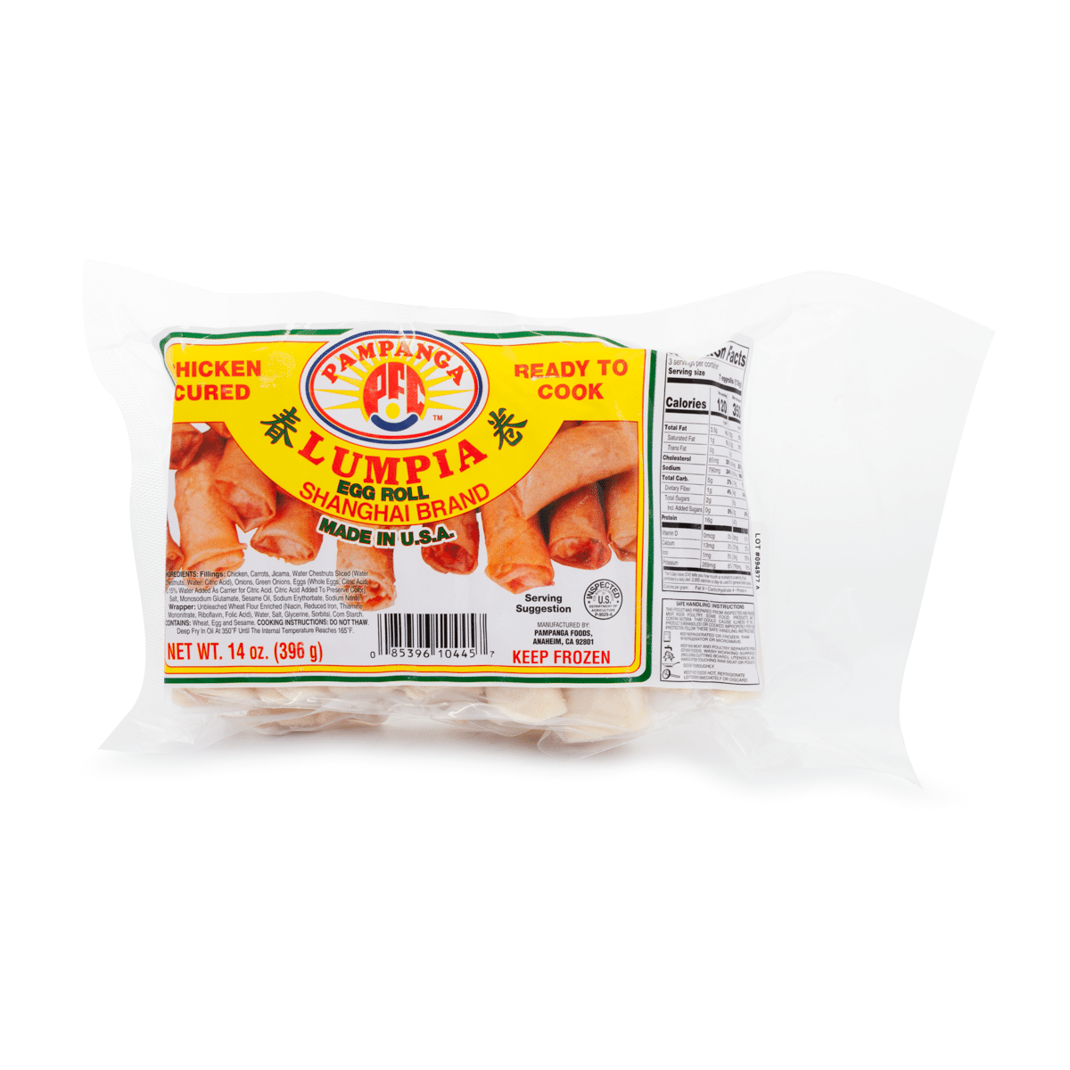 Pampanga Chicken Lumpiang Shanghai 14 oz