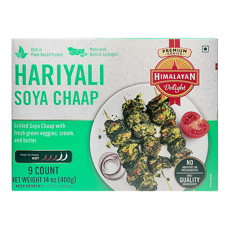 Himalayan Delight Haryali Soya Chaap 14 oz