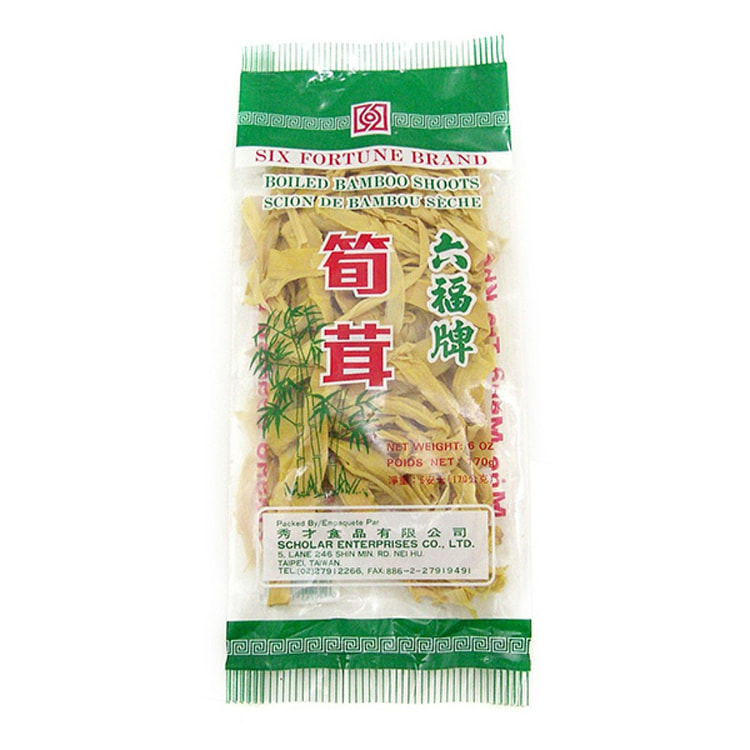 Six Fortune DRIED BAMBOO SHOOT 170 グラム
