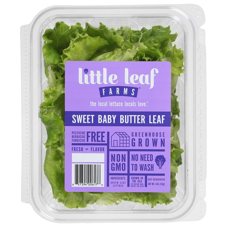 Lechuga Mantequilla de Hojas Verdes 4 oz
