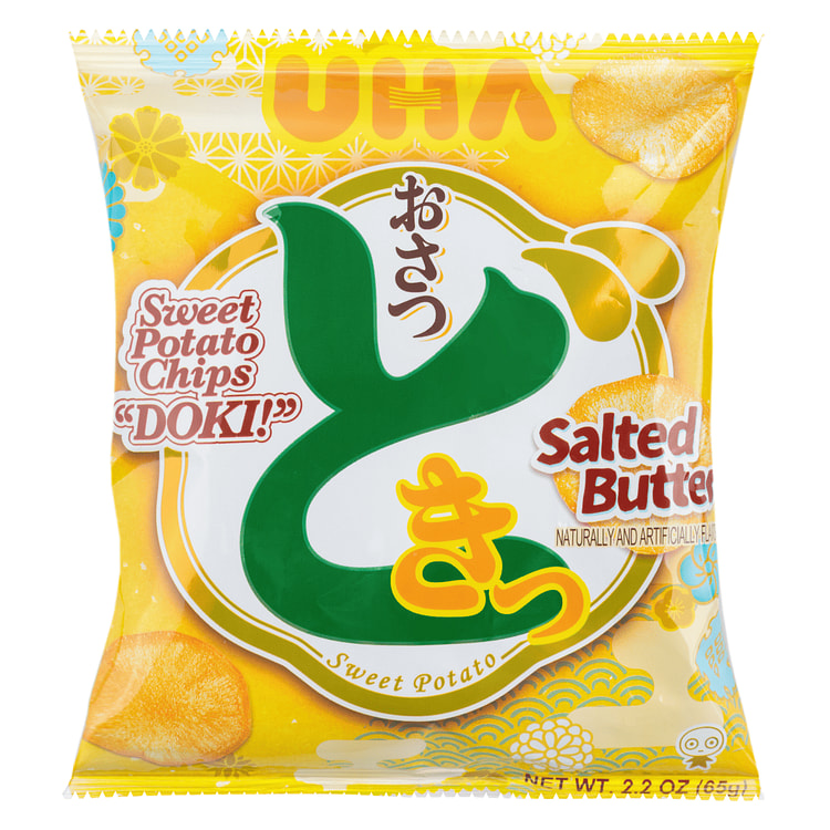 UHA Osatsudoki Sweet Potato Chip Salted Butter 2.2 盎司