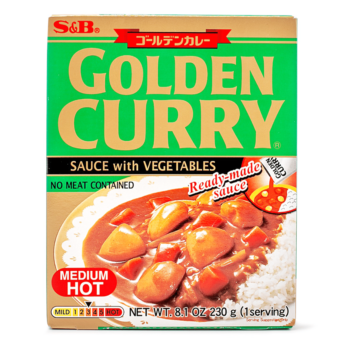 S&B Golden Curry (Ready-made) Medium Hot Flavor 8.1 oz
