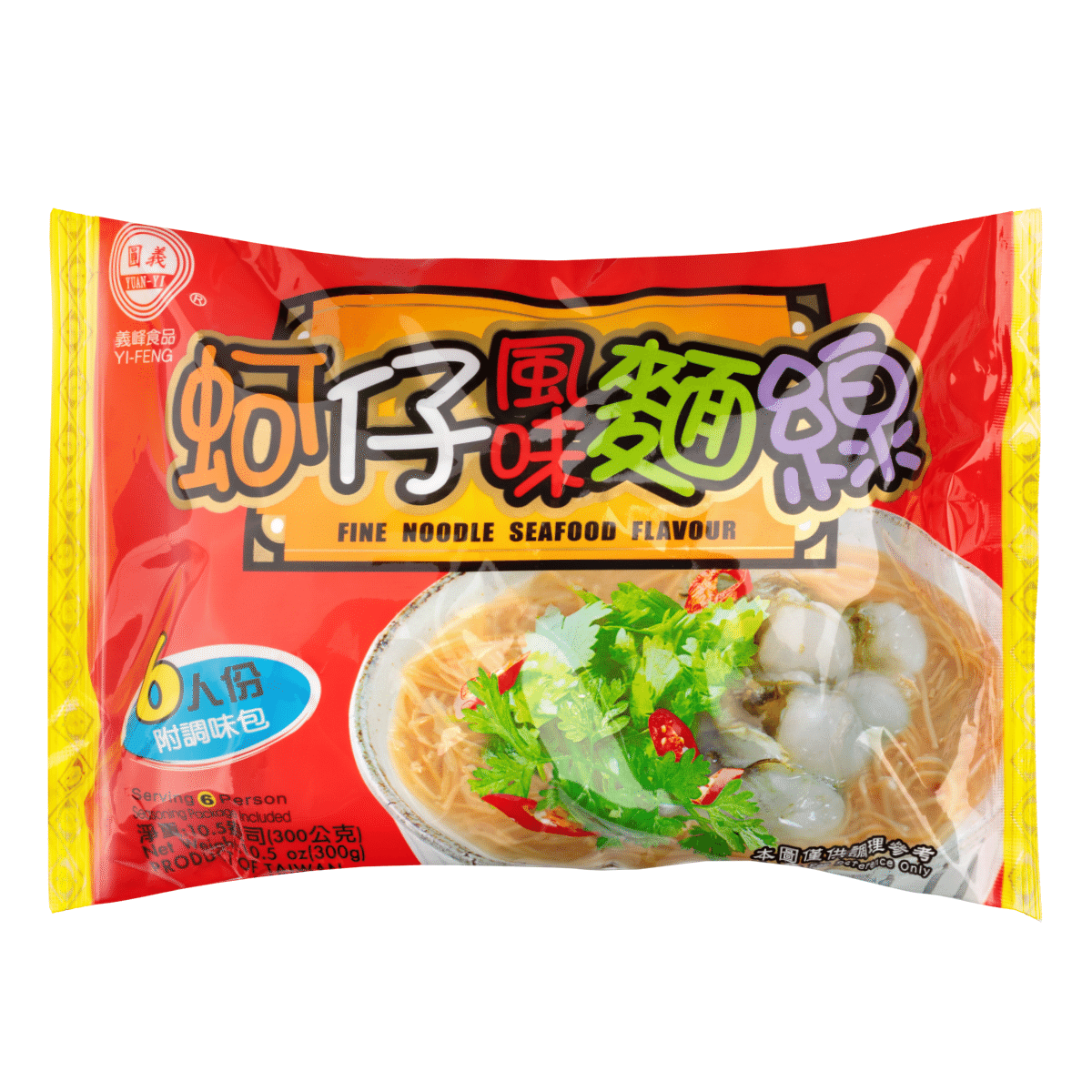 Yi Feng Fine Noodle Seafood Flavor 300 g