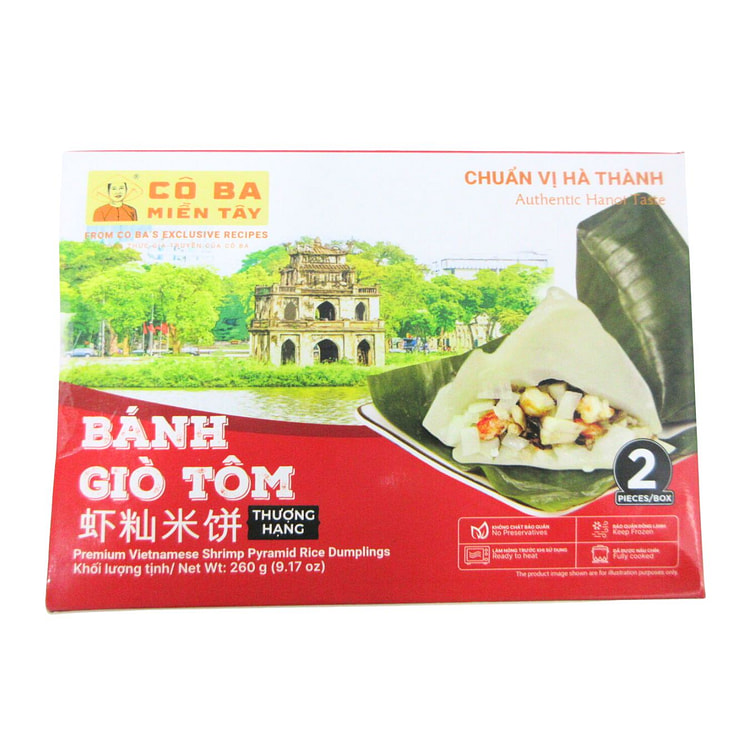 Bánh Giò Tôm Thượng Hạng Cô Ba Miền Tây, Đông Lạnh 9.17 oz