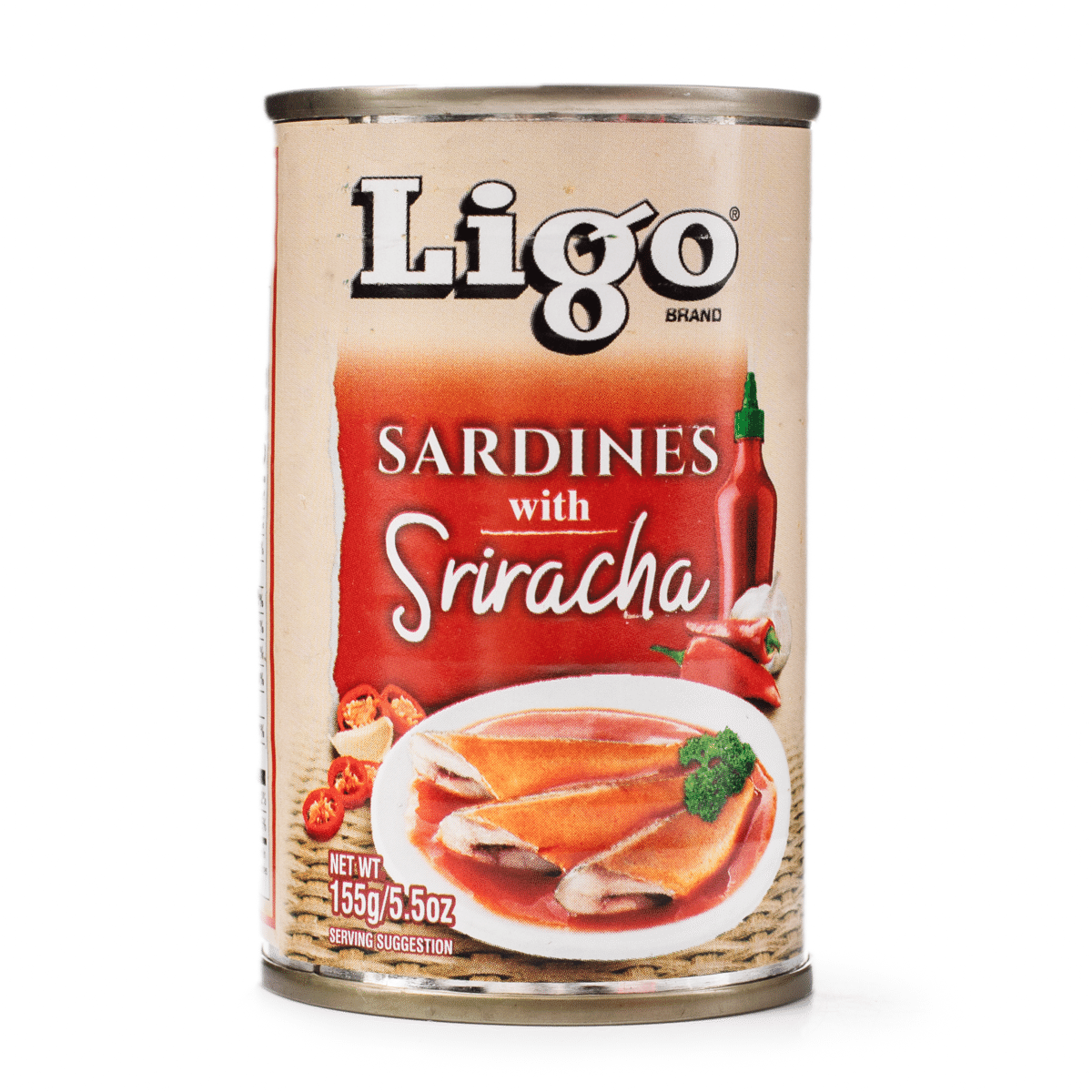 Ligo Sardines with Sriracha 5.5 oz