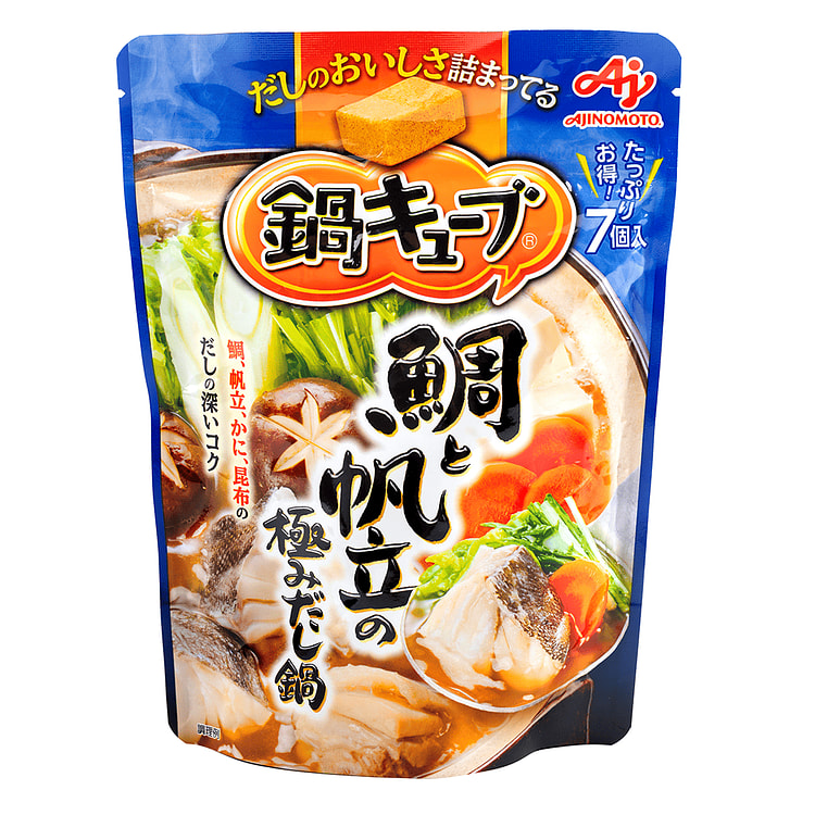 Aj Hotpot Cube Sea Bream & Scallop 59.5 g