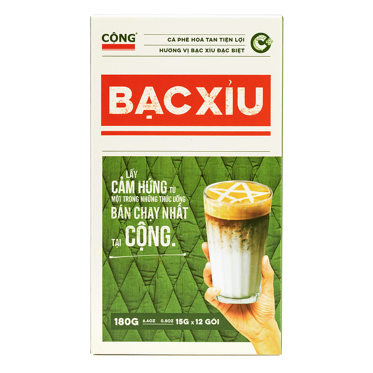 Cong Instant White Coffee 0.52 oz*12 pack