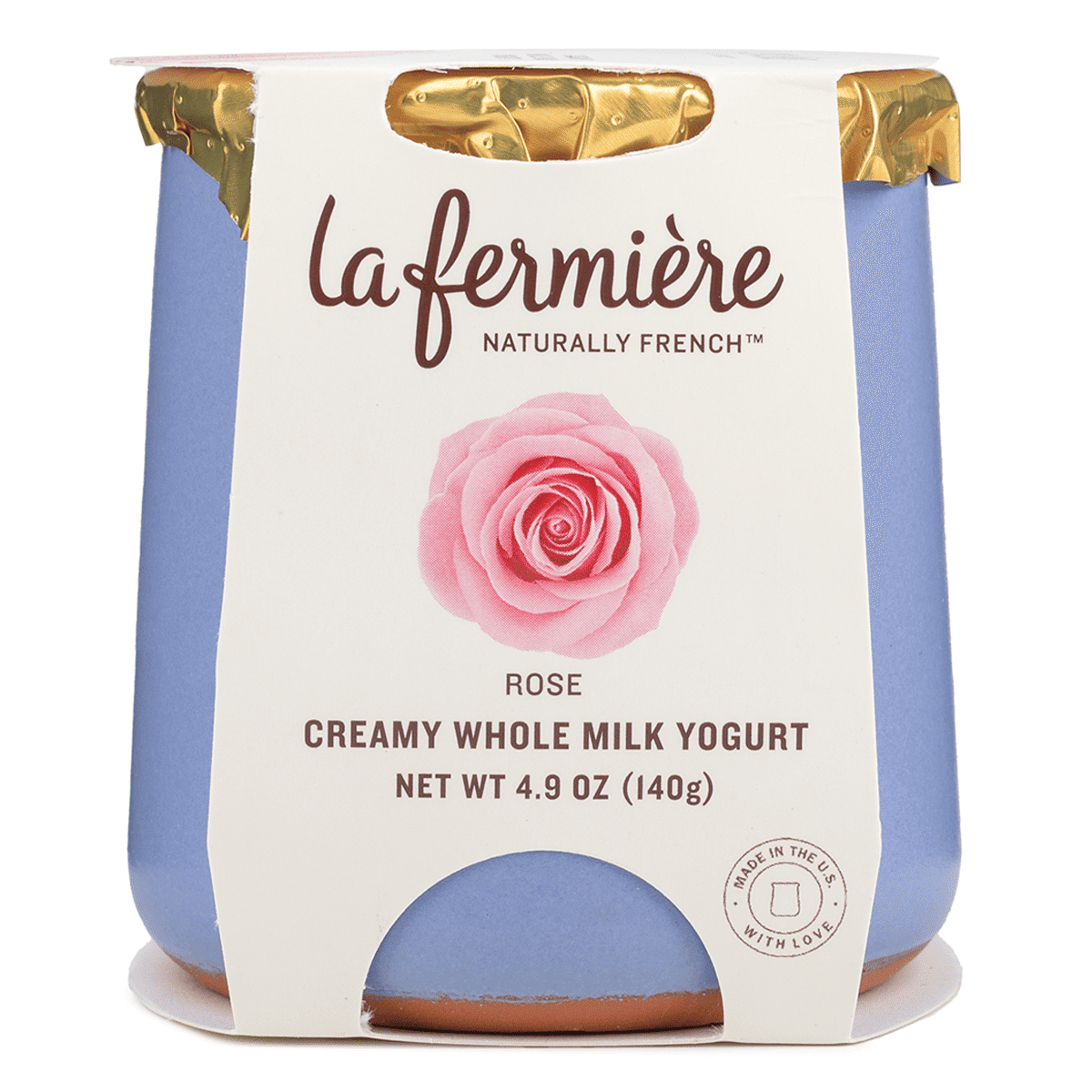 La Fermiere Creamy Whole Milk Yogurt Rose Flavor 4.9 oz