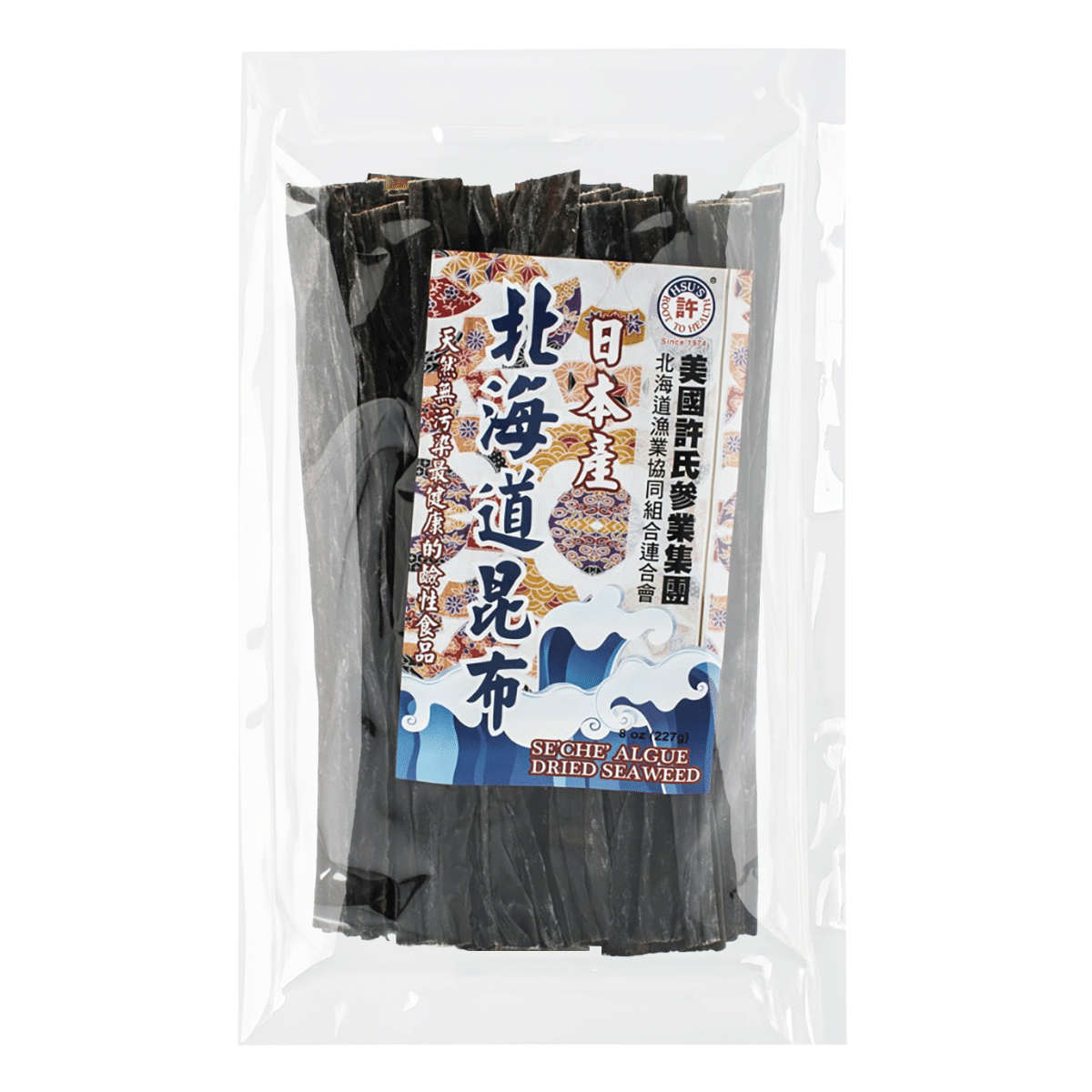 Hsu’s Hokkaido Kombu Dried Seaweed 227 g*25 pack