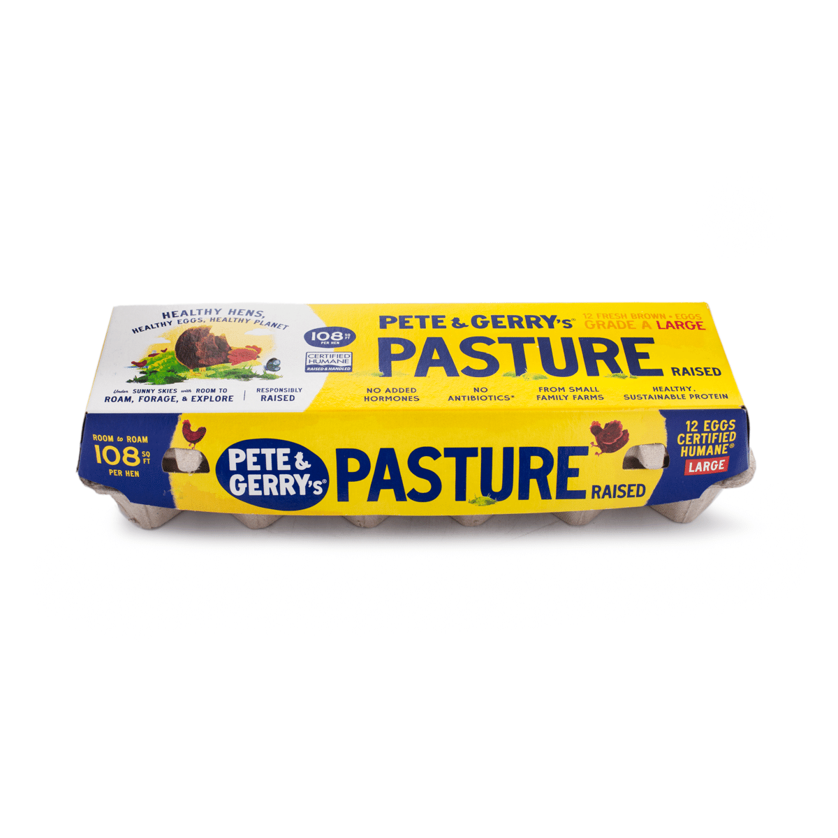 Pete & Gerry's Pasture Raised Large Dozen Eggs 12 count
