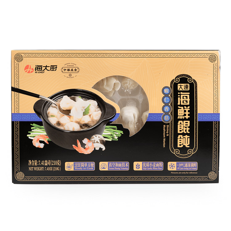 Seafood Master Shrimp and Mushroom Wonton, Frozen