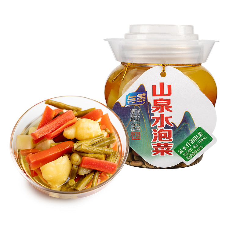 与美 山泉水什锦泡菜 450 克