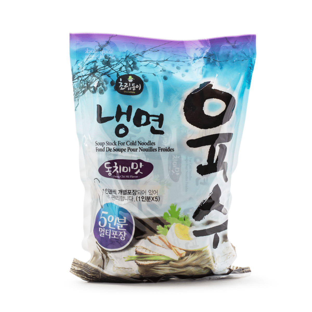 Choripdong Cold Noodle Broth, Radish Flavor 5pks 59 oz