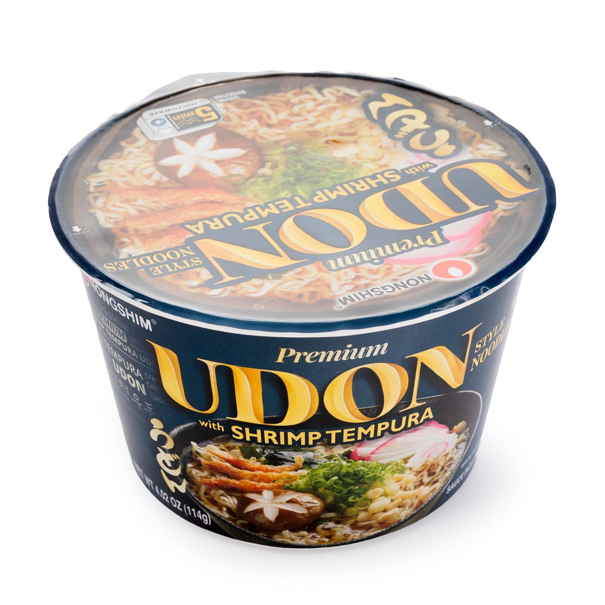 Nongshim Tempura Udon Flavor Noodle Soup, Big Bowl 114 g*6 pack