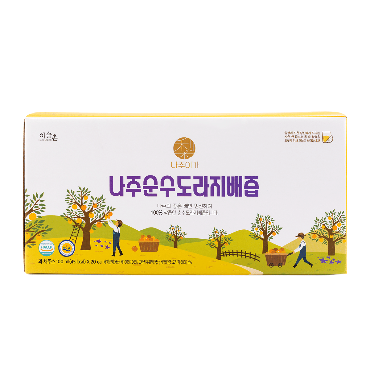 JEOLLANAM-DO PEAR JUICE W/ BALLOON FLOWER 3.4 fl.oz*20 each
