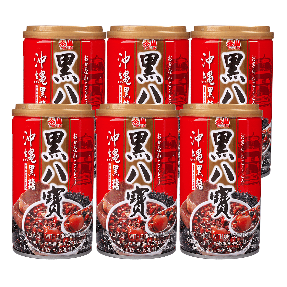 泰山 冲绳黑糖 黑八宝 6罐 340 克