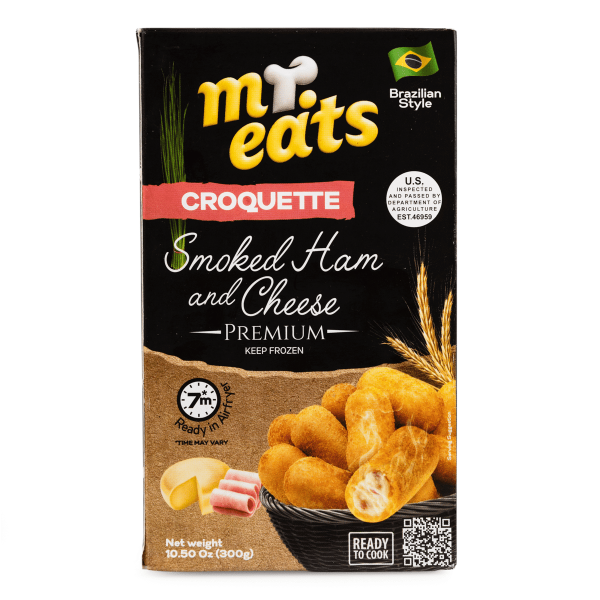 Bolinha de Queijo e Presunto Defumado Mr. Eats 300 g